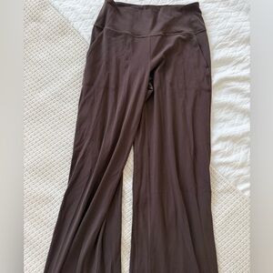 Women’s lululemon espresso align high rise Wide-Leg Pants regular length